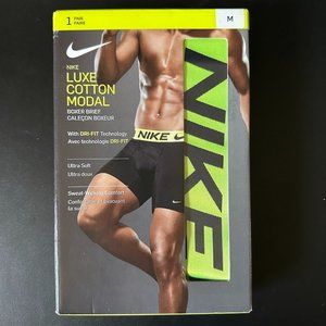 Nike Luxe Cotton Modal black boxer brief M NWT